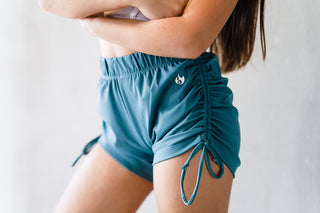 Youth Teal String Shorts