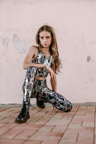 Youth Metallic Leggings - Werk Dancewear