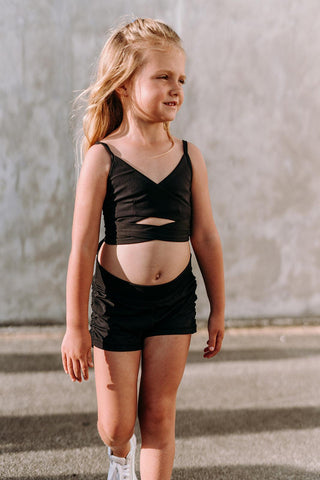 Youth Black Reverence Bra Top