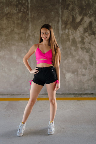 Youth Dazzle String Short with Fuchsia String