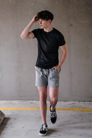 Youth Boys Grey Comfort Shorts