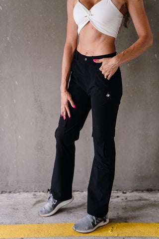 Youth Black Cinch Cargo Pant