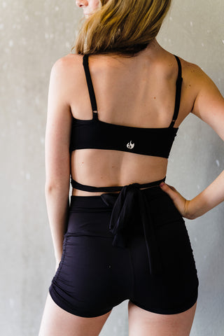 Youth Black Reverence Bra Top