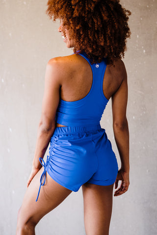 Youth Azure Blue Electric String Shorts