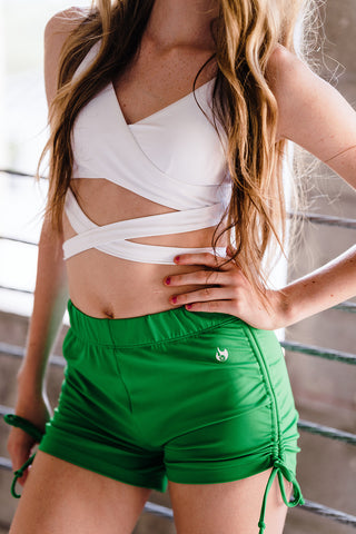 Youth Kelly Green Electric String Shorts