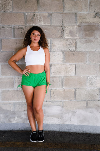 Kelly Green Electric String Shorts