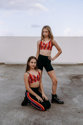 Youth Blaze Cross Top - Werk Dancewear