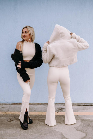 Ivory Flare Pants - Werk Dancewear