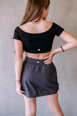 Youth High-Waisted Side Pocket Skirt - Werk Dancewear